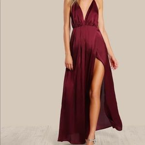 Halter String Tie Formal Dress